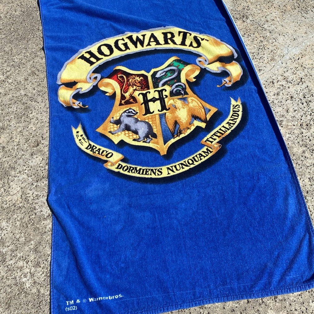 Harry Potter Hogwarts large beach towel